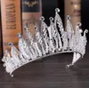 Nieuwe bruids tiara Exquisite Barokke Rhinestone Crown Vintage Bridal Crown European Style Bridal Hair Accessoires Hair Band9401945