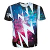 Neue Mode T Hemd Männer Bunte Malerei Sommer Tops Casual Tee Shirt Homme Marke 3D Grafik T-shirt T-Shirts XXL Dropship