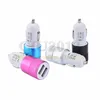 1000pcs Metal Dual usb ports 2.1A+1A Car charger chargers adapter for samsung s4 note 2 3 4 s6 s7 gps mp3