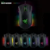 Não original Razer Deathadder Chroma USB Com Fio de Jogos de Computador Óptico Rato Gaming Rato Deathadder 10000 dpi Sensor Óptico Ratos Gaming 10 p