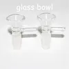 Mini Bongs Dab Rigs Hookahs 14mm Man Joint Glass Bowl Små Bubbler Vattenrör Oljeplattform