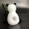 Newest glass smoking pipes Creative Panda style glass pipes glass pipe height 11 cm