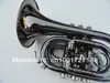 Fast Shipping OVES Bb Pocket Trumpet B Flat Musical Instrument Professional Trumpet Black Nickel Plated Surface