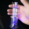 새로운 다채로운 유리 물 담뱃기 물무기 파이프 워터 파이프 흡연 액세서리 스타일 무작위 배달