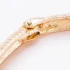 女性のためのシックゴールドシルバートルクファッション蛇ネックレスアニバーサリーギフト曲線調整可能なチョーカーネックレスパーティージュエリー7988887