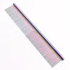 Pet Comb Pet Dog Cat Grooming Combs Professional Steel Grooming Comb Cleaning Hair Trimmer Brush Wholesale
