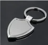 Metal Blank Tag KeyChain Creative Car Keychain Personlig rostfritt stål Key Ring Business Advertising for Promotion2990938