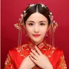 New Chinese Style Bridal headwear, fringes, swing, hair accessories, Xiu, dragon, Phoenix, gown, accessories, ancient costume, wedding acces