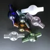 Beracky Glass Ball Carb Cap Rökning Tillbehör Bubbla Rund Bollkupol För Vattenrör med OD 19mm Färgglada Universal DCC09