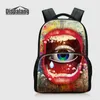 Gepersonaliseerde expressie ontwerp rugzak voor tieners 17 inch mochilas Escolar voor College Canvas Rugtas Mannen Bagpacks Pack Kinderen Bookbags