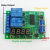 Freeshipping DC 12V Multifunctionele Digitale Vertraging Tijd Cyclus Timer Timing Relay Switch Module voor PLC LED-motor