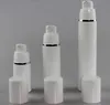 15 ml 30 ml 50 ml plastikowe butelki bez powietrza Białe powietrze bezczelne próżniowe butelka z pompą próżniową