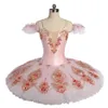 Girls Pink Ballet Tutu Stage Wear The Sleeping Beauty Ballet Dance Performance Competition Apperal Women Ballet Dresses Costumes