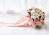 Fée bouquets de mariée accessoires de mariage rose fleurs de mariée nouveauté livraison gratuite Bouquets de mariage accessoires de mariage