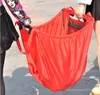2st återanvändbar Grab Bag Nylon Shopping Livsmedelsväska Isolerad Tote Fällbar Supermarket Stor kapacitet Håller