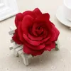 10cm Soie Blooming Roses Tête De Fleur Artificielle Pour La Décoration De Voiture De Mariage DIY Guirlande Décorative 10pcs