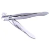 Stainless steel Bevel eyebrow clip cosmetic makeup tools eyebrow tweezers free shipping