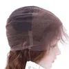 Pelucas llenas del cabello humano del cordón del color natural pelucas delanteras del cordón para las mujeres negras pelo virginal indio malasio brasileño peruano recto rizado