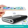 Qi 8000mAh Power Bank Wireless Mobile Phone Charger for iso 8 X for Samsung S8 so on Wireless External Battery Pack32119103549