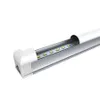 tubos de LED integrado 2.4m 8 pés 45W T8 Luzes SMD2835 192 LEDs de alta brilhante 4800lm quente / frio branco fosco / tampa transparente 85-265V