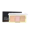 PUDAIER 3-color Pearl Face Powder Contour Make Up Pigment White Gold Nude Shimmer Mineral Powder Makeup Highlight Palette