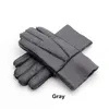 Hele verkoop- Brand Mens Fashion Fur lederen handschoenen Winter Warm Wool Gloves Winddichte multi-kleuren keuzes