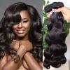 Brasiliansk kroppsvåg Hårväv Obehandlat Human Virgin Hair Weaves Remy Human Hair Extensions Dybara No Shedding 3pcs / Lot