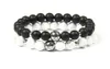 Green Eye Wolf Sieraden Leeuw Armbanden Hele 5 Sets 8mm Stenen Kralen Baseball Kroon Rvs Voetbal Armband voor Love229H