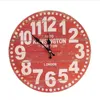 Retro Circle Wall Decoration Watch Vintage Home Decoration Wall Clock With Roman Number Silent Decorative Wall Clock