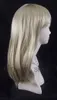 Platinum Blonde 613 Butterscotch 24 Mix Wig Bangs Skin Top Kanekalon JS
