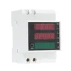 Freeshipping AC80-300V 100A amperomierz Voltmeter Wielofunkcyjny Digital Din Rail Aktualny Napięcie Power Współczynnik Miernik AMMETER VOLTMETER