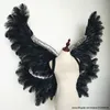 Creative black Devil wings for cosplay Game costumes Vehicle exhibition props fairy wings Bar Halloween deco props fast free shipping