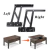 Lift Up Coffee Table Desk Furniture Mechanism Hinge Stand DIY Hardware Fitting Furniture Hinge Spring Stand Rack Bracket 1 Pair=2PCS
