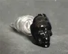 Grande Helix Skull Tubulações de vidro Balanceador Tubulação de água parafuso Tubulação de fumar Erva seca queimadores de óleo de tubo tube bongos