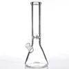 13.2 '' Beaker Gancio per banger in vetro Bong in vetro semplice con raccoglitore di ghiaccio Pipa ad acqua in vetro con base a bicchiere spesso per fumare 941