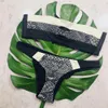 Summer push up new style women's bikini set sexy crop top bathing suit white thong swimwear lattice printing swimsuit