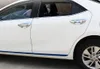 Hochwertiges ABS-Chrom, 4 Stück, dekorative Schutzabdeckung für Autotürgriffe + 4 Stück Türgriff-Dekorationsschale für Toyota Corolla 2014–2018