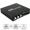 Wholesales & Freeshipping Two distributor HDMI to RCA /AV/CVBS and HDMI converter with AV HDMI output Splitter