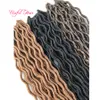 Dreadlocks Curly Extensions Synthetische Bündel Göttin Schleusen Jamaika Braid in Bündeln 18quot synthetisches Flechthaar in Haare Exte5117101