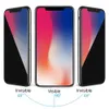 İPhone 13 için Anti-Spy Screen Koruyucusu 12 Mini 11 Pro x Xs MAX XR 8 7 6 Plus Perakende Paketi ile Gizlilik Temperlenmiş Cam