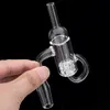 DHL Quartz Diamond Loop Banger Nail Oil Knot Recycler Raucherzubehör Carb Cap Dabber Insert Bowl für Wasserpfeifen