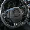 Copertura decorativa in ABS per volante per auto 3 pezzi per Chevrolet Camaro 2017+ accessori per interni Auto per lo styling dell'auto