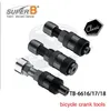 Super B TB-6616/6617/6618 Ferramenta de reparação de bicicleta para Shimano Octalink Isis Sistema de acionamento e removedor de manivela quadrada