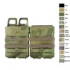 Tactical Airsoft Hunting Vest Tillbehör Box Holster Set Molle Mag Clip 5.56 Snabb magmagasin påse no06-102