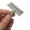 MEN039S SAFETY HANDHELD RAZORS MANUAL SHAVERダブルエッジセーフレザーブレードボックス9378524