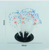 Green Silicone simulation Artificial aquarium Coral fish tank Decoration-feather With Sucker Ornament Water Landscape Decor