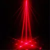 Remote Mini 24 Rotgrün Gobos Lasereffektprojektor 3W Blue LED Light Holiday DJ Party Show Club Bühnenbeleuchtung