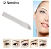 150 PC 마이크로 블레이드 바늘 MicroBlading 자수 펜 페니 메이크업 눈썹 문신 용품 0.25mm Naald