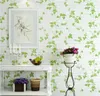 3d White brick brick green leaf Non-woven Wallpapers For Living Room Bedroom wall papers home decor