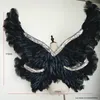 Creative black Devil wings for cosplay Game costumes Vehicle exhibition props fairy wings Bar Halloween deco props fast free shipping